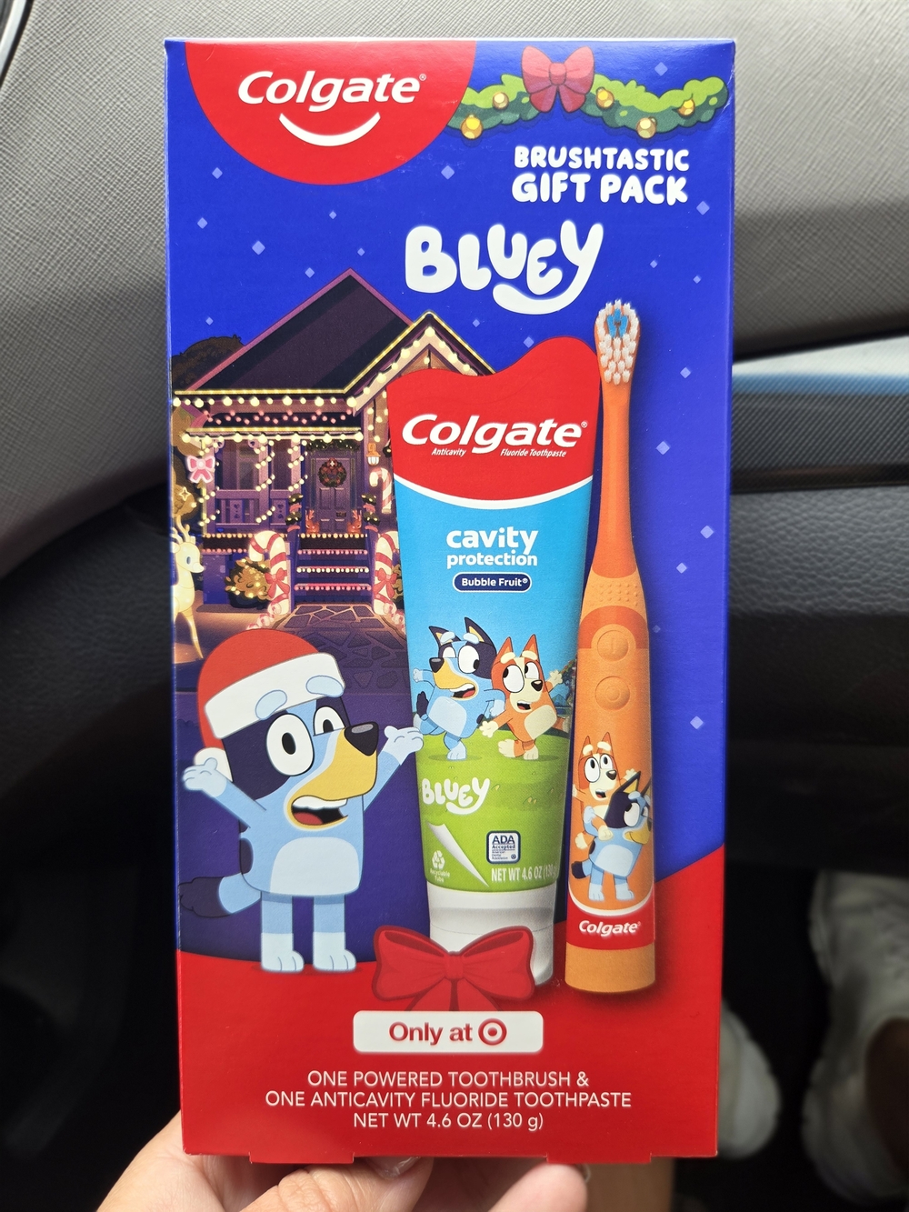 Bluey Orange Kids Electric Toothbrush & Toothpaste Gift Pack